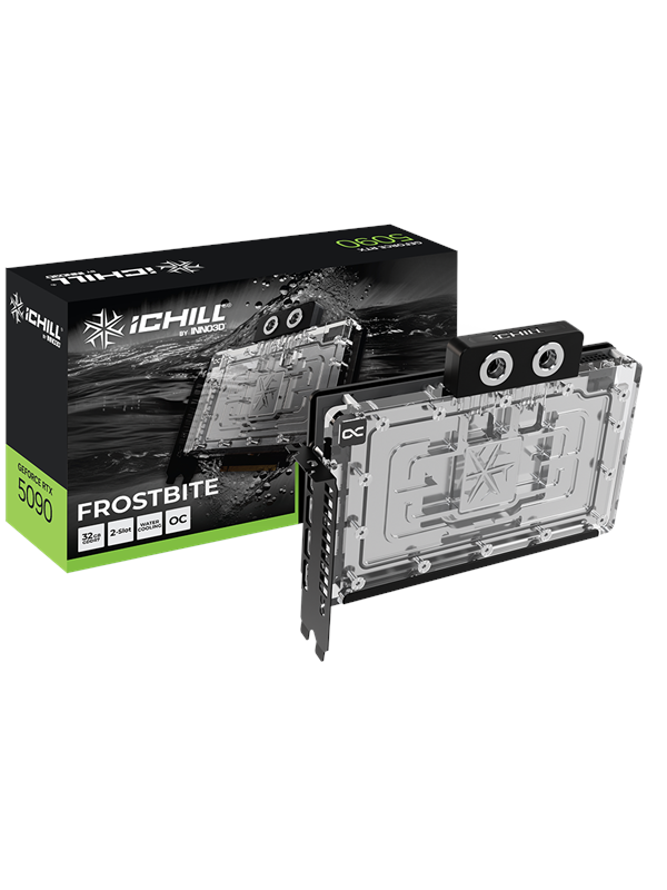 Inno3D GeForce RTX 5090 iCHILL Frostbite - 32GB GDDR7 RAM - Grafikkort