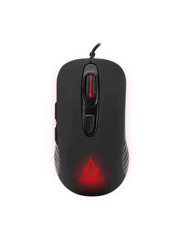 Trade Invaders Assassin's Creed - Gaming Mus - Optisk LED - 6 knapper - Sort