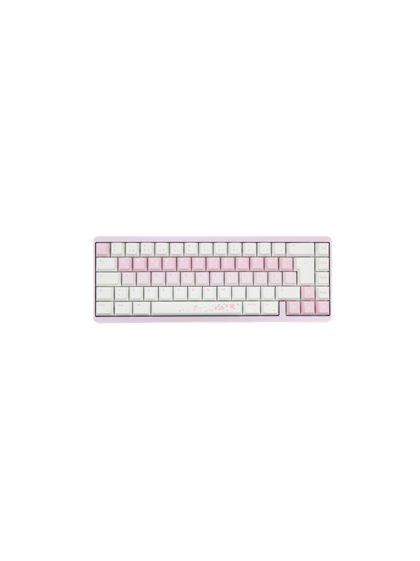 Varmilo Muse65 Hall Effect 65% RGB LED Type - Sakura - Gaming Tastatur - Uden Numpad - Nordisk - Pink
