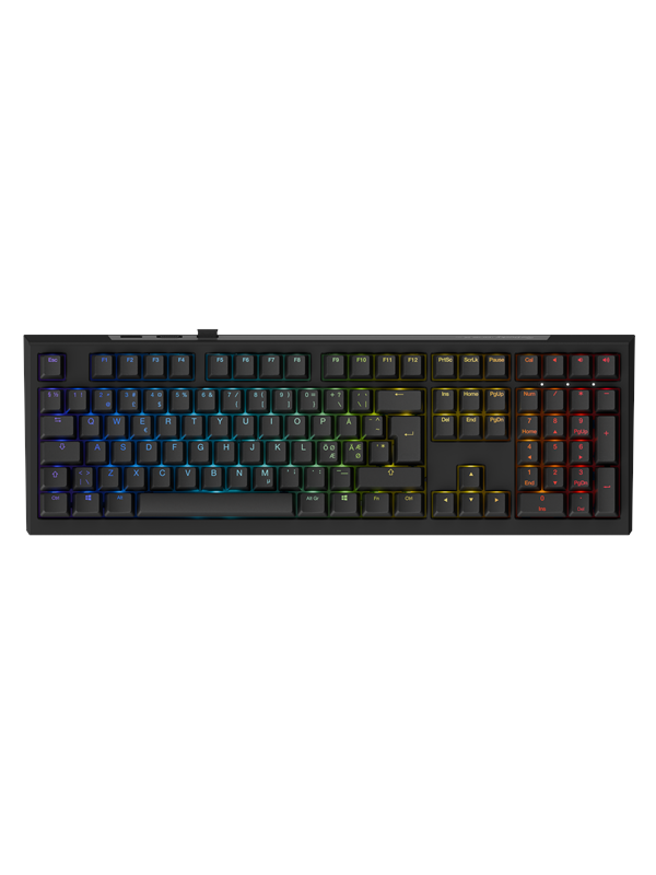 Ducky One X - Fullsize 100% - Gaming Tastatur - Nordisk - Sort