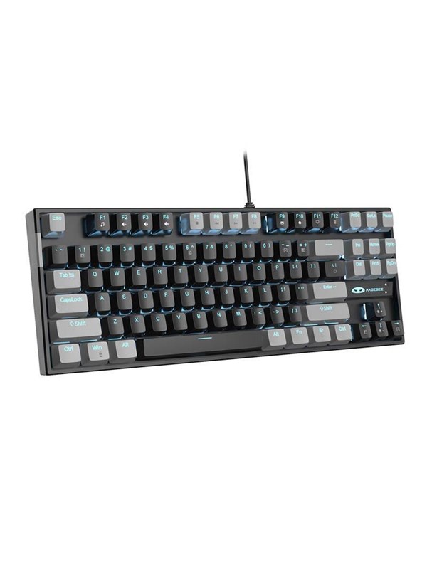 MageGee MK-STAR Wired Keyboard - Gray-Black - Tastatur - Sort