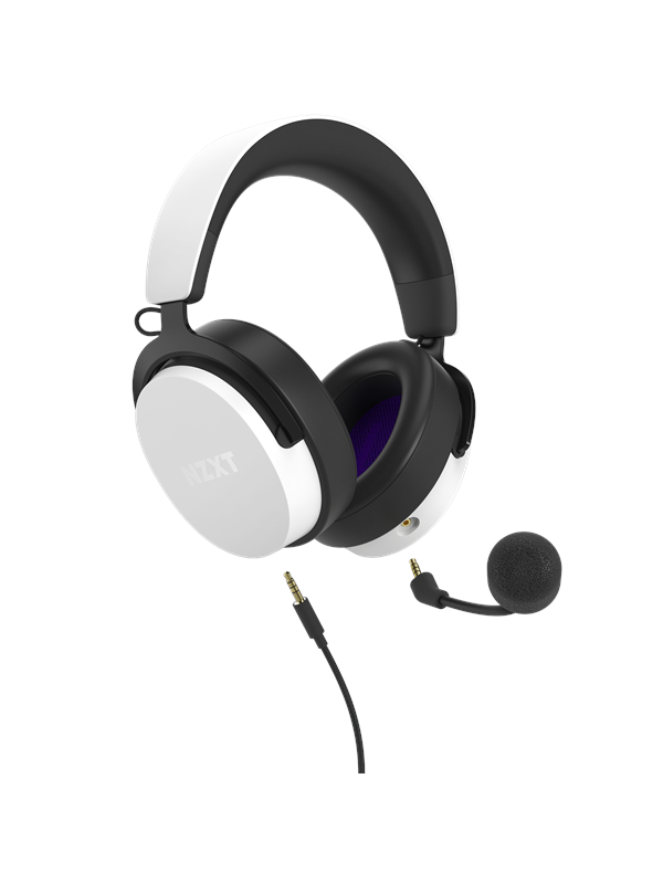 NZXT Relay Hi-Res 7.1 Gaming Headset - White