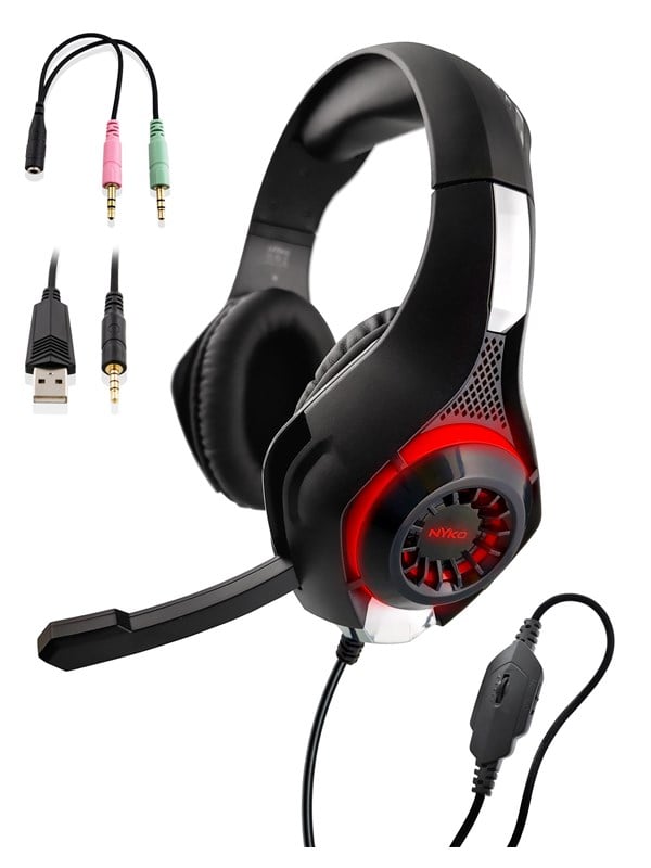 Nyko Core - Black - Wired Headset - Sony PlayStation 5