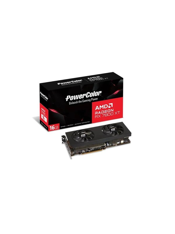 PowerColor Radeon RX 7800 XT - 16GB GDDR6 RAM - Grafikkort