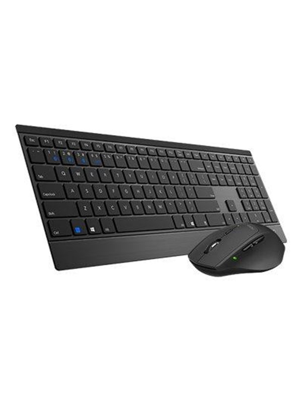 RAPOO 9500M - Tastatur & Mus sæt - Nordisk - Sort