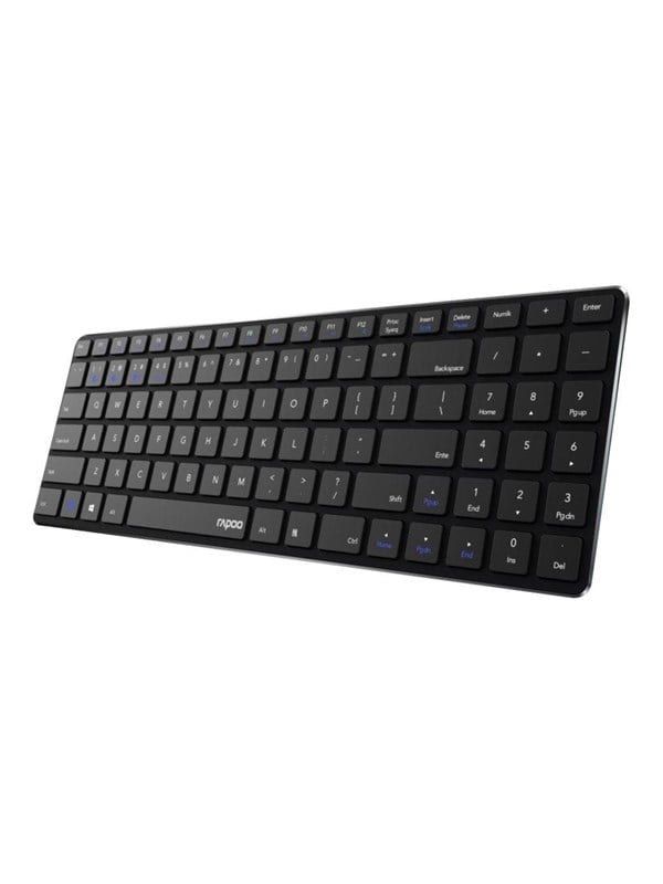 RAPOO E9100M - Tastatur - Nordisk - Sort