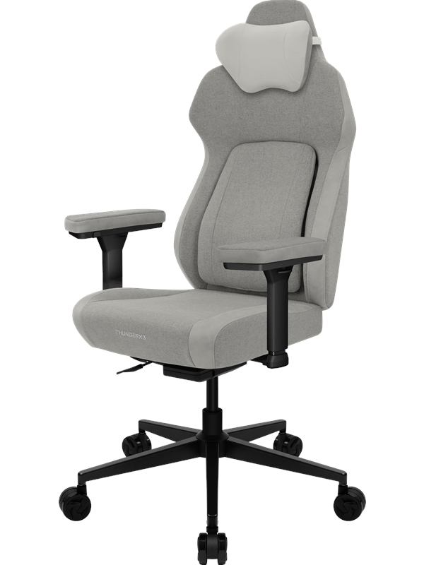 ThunderX3 CORE Smart - Loft - Light Gray Gamer Stol - Grå - Stof - 123 kg