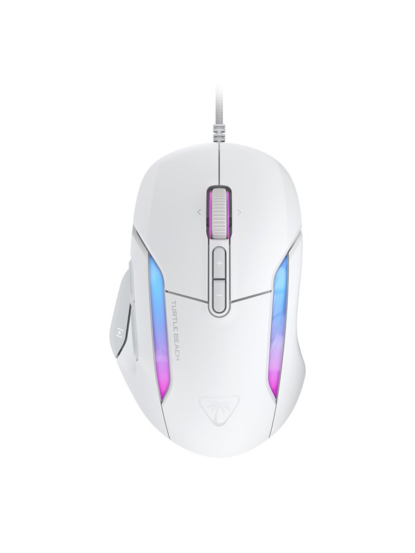 Turtle Beach Kone II - Gaming Mus - Optisk - 7 knapper - Hvid