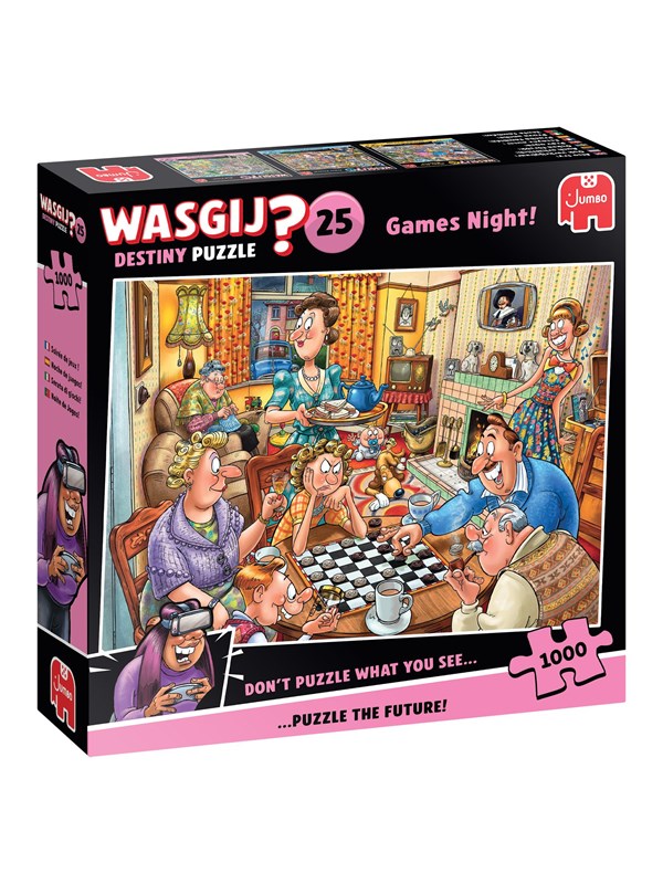 Wasgij Destiny Puzzle 25 Games Night! (1000)