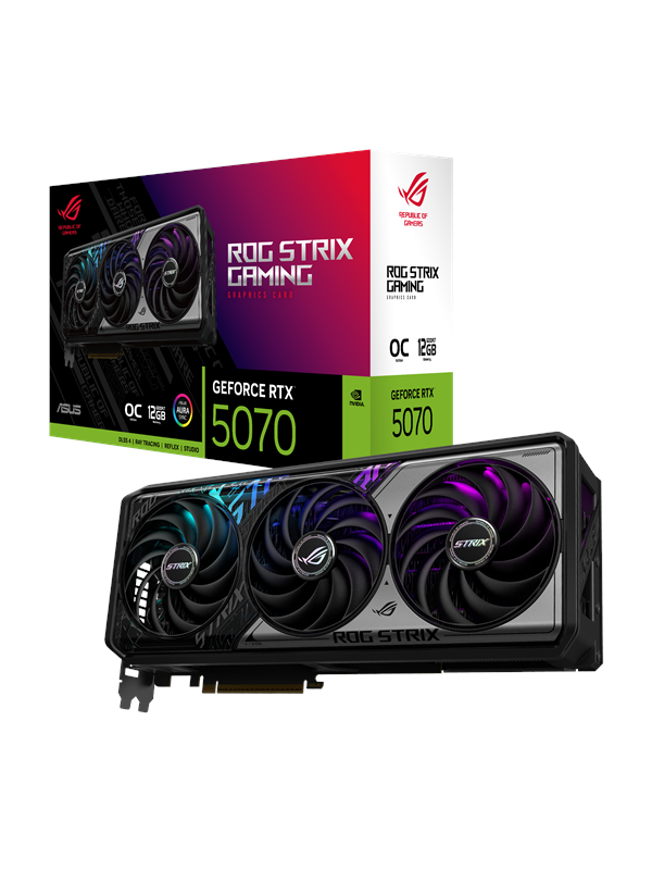ASUS GeForce RTX 5070 ROG STRIX OC - 12GB GDDR7 RAM - Grafikkort