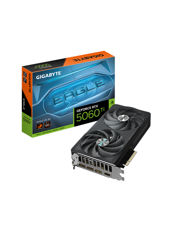 GIGABYTE GeForce RTX 5060 Ti EAGLE OC - 8GB GDDR7 RAM - Grafikkort
