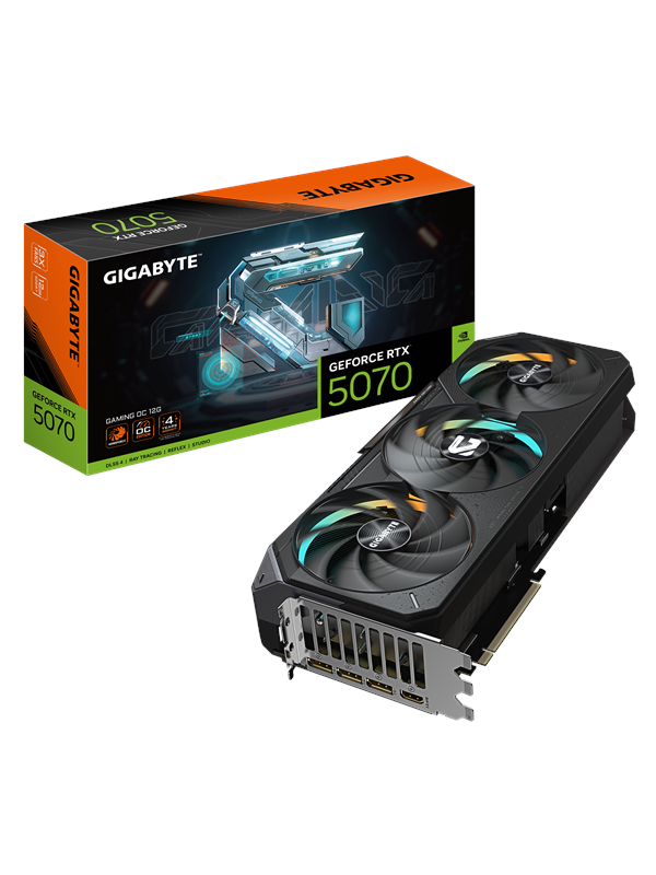 GIGABYTE GeForce RTX 5070 Ti GAMING OC - 16GB GDDR7 RAM - Grafikkort