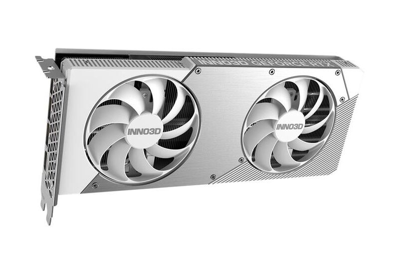 Inno3D GeForce RTX 5070 TWIN X2 OC WHITE Grafikkort - 12GB GDDR7 - NVIDIA RTX 5070 - PCI Express 5.0