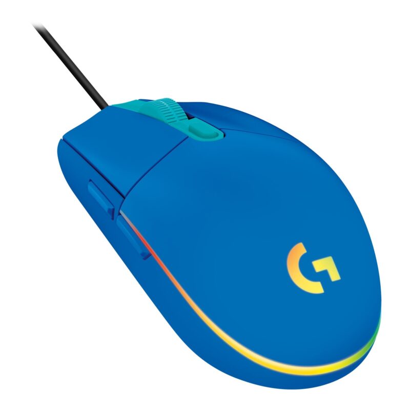 Logitech Gaming Mouse G203 LIGHTSYNC Optisk Kabling Blå