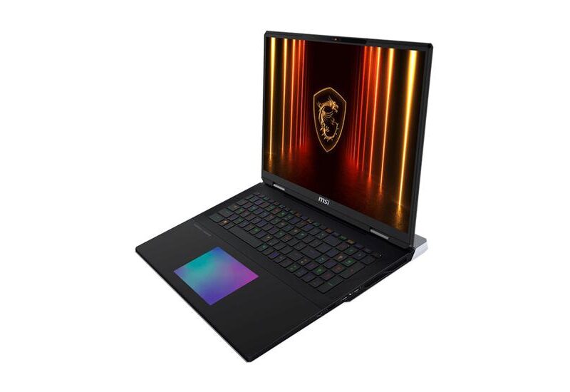 MSI Titan 18 HX AI A2XWIG-002NEU Bærbar PC - Intel Core Ultra 9 (Serie 2) 285HX / 2.8 GHz - 64 GB DDR5 - 2 x 2 TB SSD M.2 2280 PCIe 4.0 x4 - NVM Express (NVMe) + 2 TB SSD - 18"