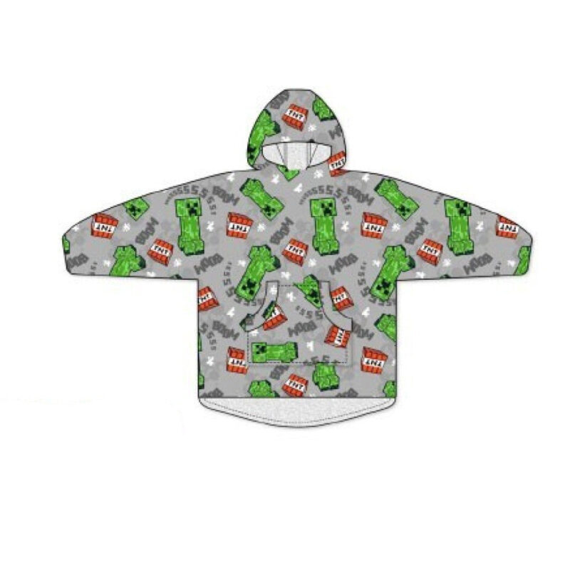 Minecraft Gamer oversize hoodie 7-14 år