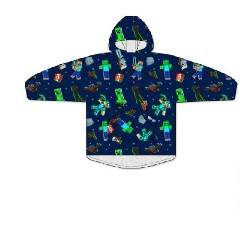 Minecraft Gamer oversize hoodie 7-14 år