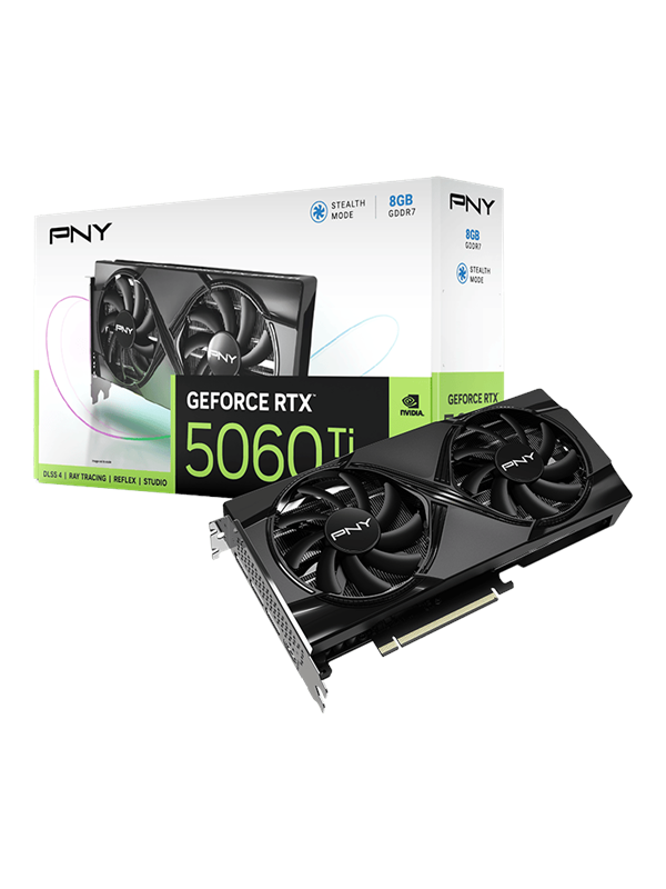 PNY GeForce RTX 5060 Ti Dual Fan - 8GB GDDR7 RAM - Grafikkort
