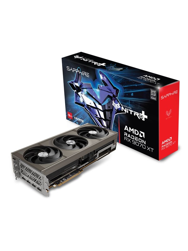Sapphire Radeon RX 9070 XT NITRO+ - 16GB GDDR6 RAM - Grafikkort