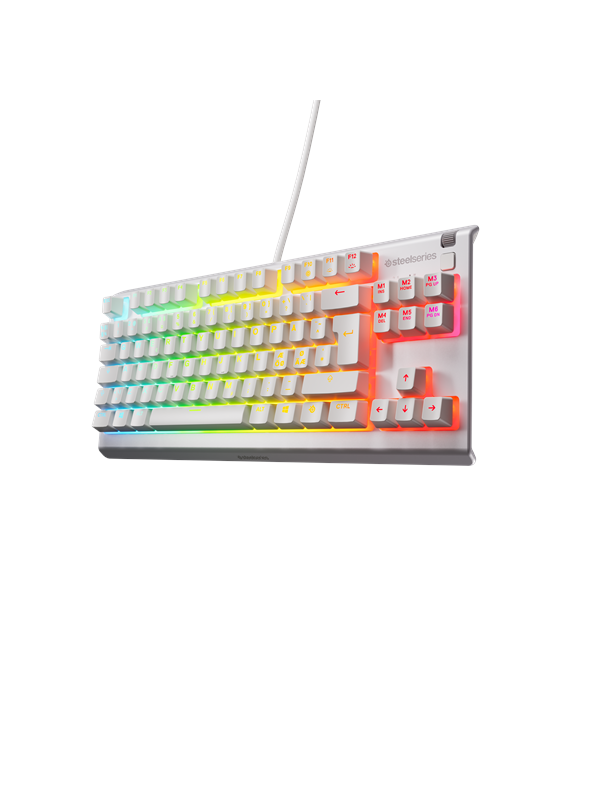 SteelSeries Apex 3 TKL - Gaming Tastatur - Nordisk - Hvid