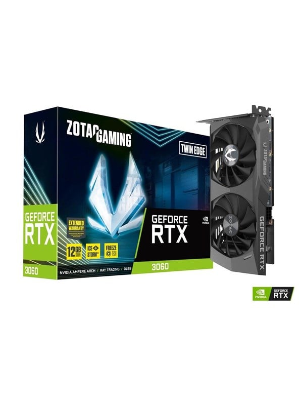 ZOTAC GeForce RTX 3060 Twin Edge - 12GB GDDR6 RAM - Grafikkort