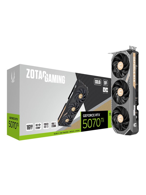ZOTAC GeForce RTX 5070 Ti Solid SFF OC - 16GB GDDR7 RAM - Grafikkort