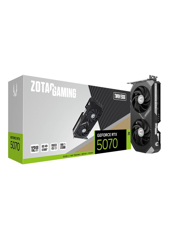 ZOTAC GeForce RTX 5070 Twin Edge - 12GB GDDR7 RAM - Grafikkort
