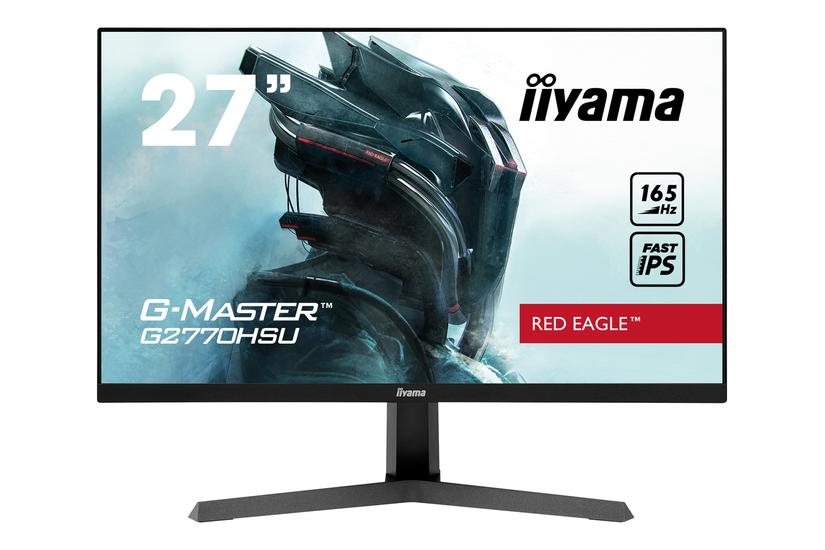 iiyama G-MASTER Red Eagle G2770HSU-B1 skærm - LED baglys - 27" - AMD FreeSync Premium - Fast IPS - 0.8ms - Full HD 1920x1080