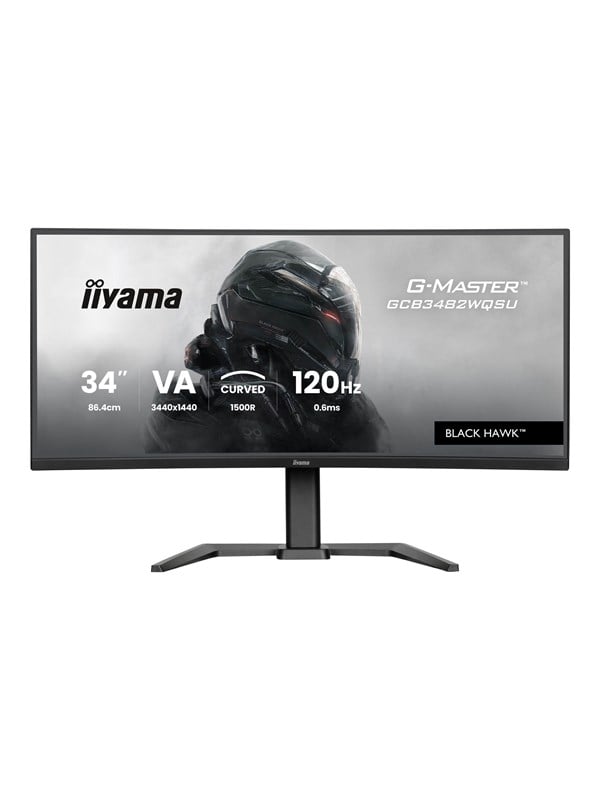 34" iiyama GCB3482WQSU-B1 - LED monitor - curved - 34"
