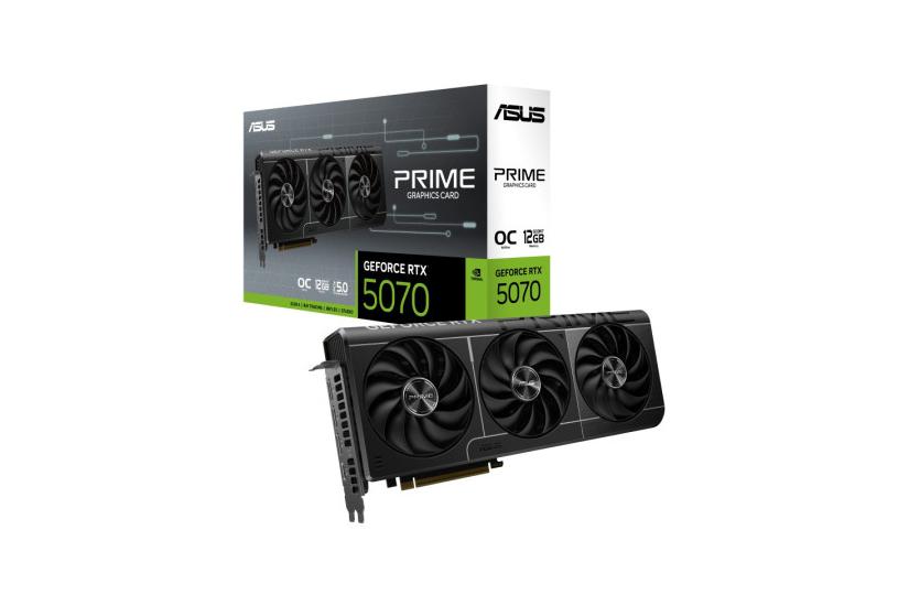ASUS Prime GeForce RTX 5070 OC 12GB GDDR7 - Nvidia RTX 5070 OC 12GB GDDR7 PCI-E 5.0 - grafikkort