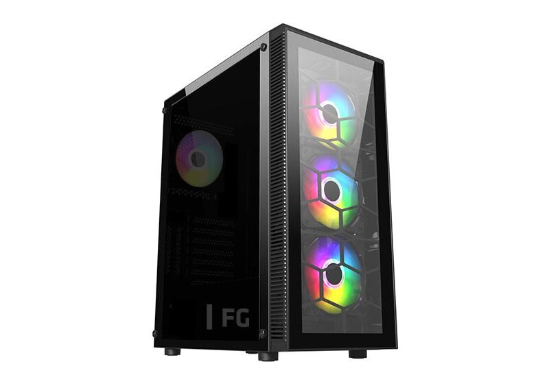 Føniks Warrior I Færdigsamlet Gamer Computer - AMD Ryzen 7 5700X - 32GB DDR4 - AMD Radeon RX 7600 8GB - 1TB SSD M.2 - Windows 11 installeret og køreklar