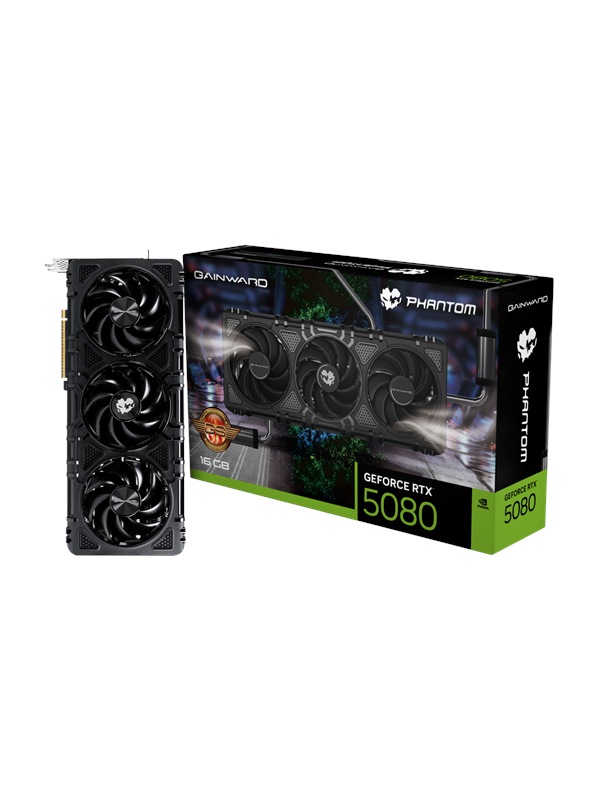 Gainward GeForce RTX 5080 Phantom GS - 16GB GDDR7 RAM - Grafikkort