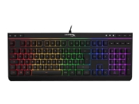 HyperX Alloy Core RGB - Tastatur - bagbelyst - USB - QWERTY - Nordisk - sort
