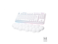 Logitech® | G715 - Tastatur - tenkeyless - bagbelyst - Bluetooth, LIGHTSPEED - layout: Nordisk - tastkontakt: Tactile - hvid