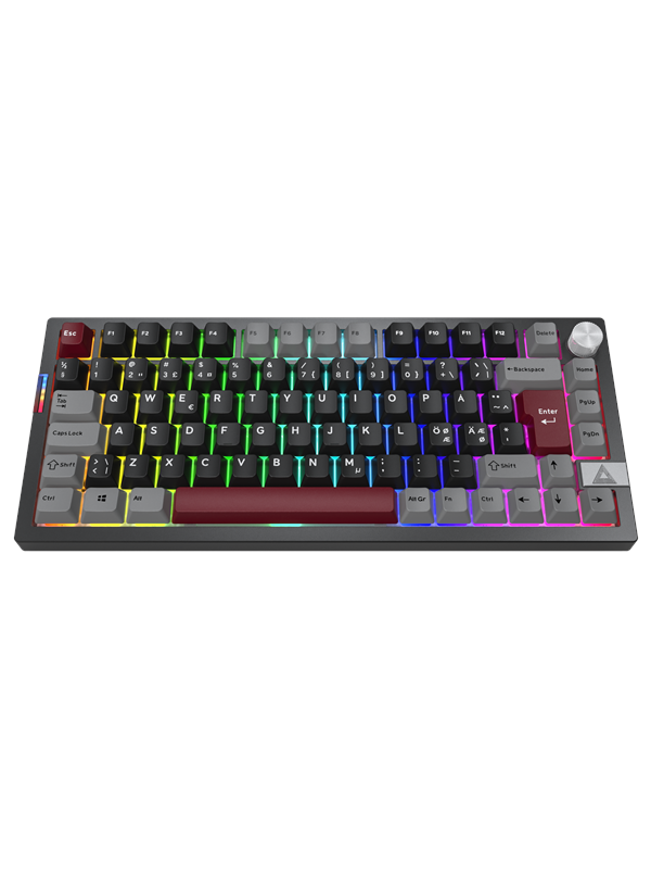Montech Mkey PRO 75% - Darkness - Gaming Tastatur - Nordisk - Sort