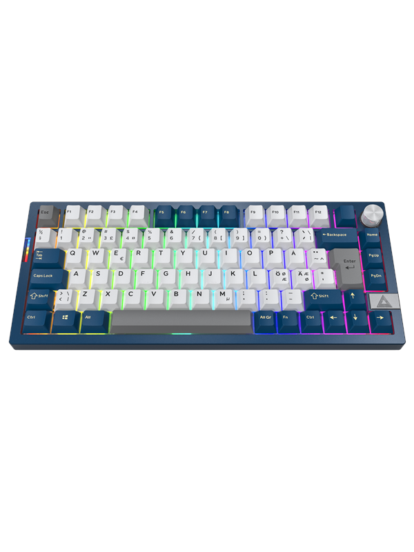 Montech Mkey PRO 75% - Freedom - Gaming Tastatur - Nordisk - Blå