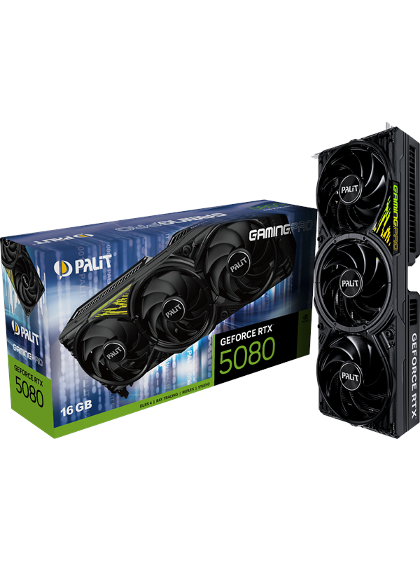 Palit GeForce RTX 5080 GamingPro V1 - 16GB GDDR7 RAM - Grafikkort