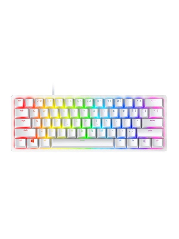 Razer Huntsman Mini Linear - Mercury - ND - Gaming Tastatur - Uden Numpad - Nordisk - Hvid