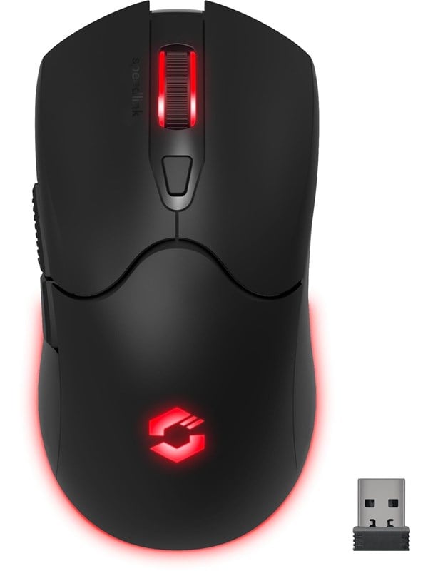 Speed-Link VELOX Rechargeable Wireless RGB - Gaming Mus - Sort