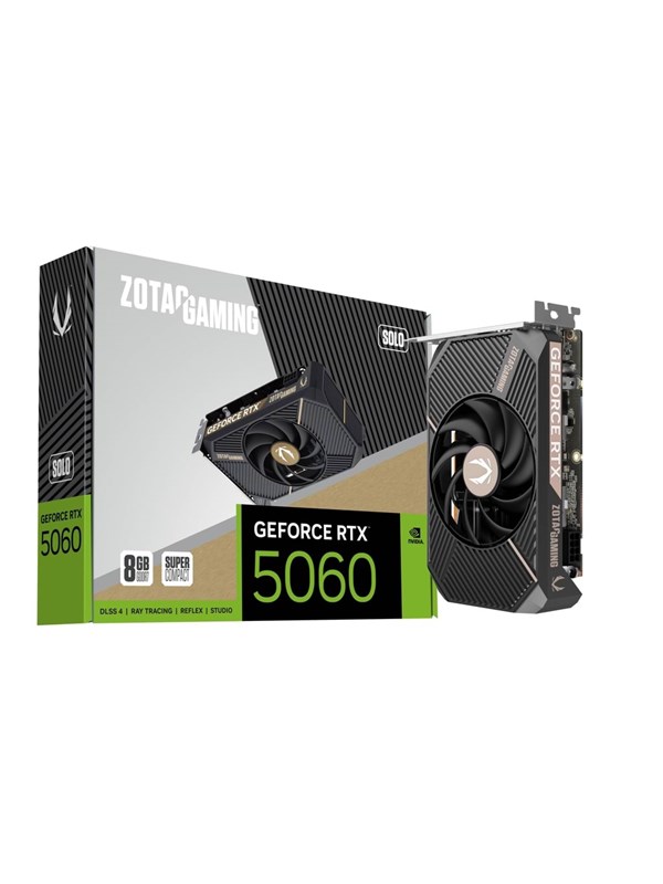 ZOTAC GeForce RTX 5060 Solo - 8GB GDDR7 RAM - Grafikkort