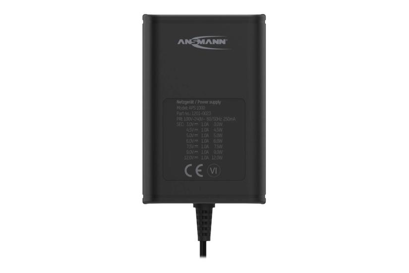 ANSMANN APS 1000 strømforsyning - 12 Watt