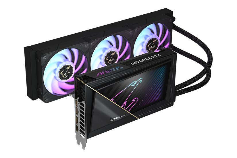 AORUS GeForce RTX 5090 XTREME WATERFORCE 32G Grafikkort - 32GB GDDR7 - NVIDIA RTX 5090 - PCI Express 5.0