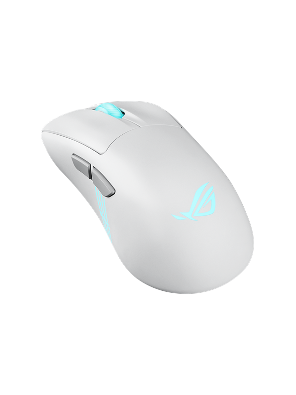 ASUS ROG Keris II Origin - Gaming Mus - Optisk - 5 knapper - Hvid med RGB-LED lys