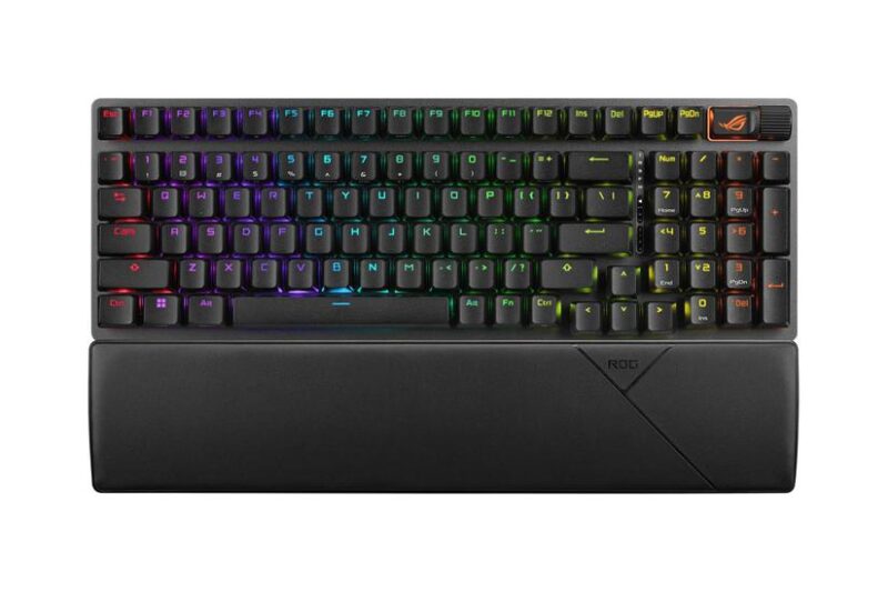ASUS ROG Strix Scope II 96 - tastatur - 96 %, gaming, hot-swappable - QWERTZ - schweizisk - sort Indgangsudstyr