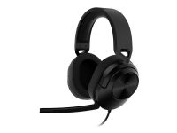 CORSAIR Gaming HS55 SURROUND - Headset - fuld størrelse - kablet - 3,5 mm jackstik - kulsort