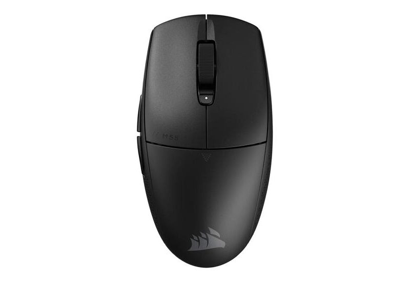 CORSAIR Gaming M55 WIRELESS - mus - letvægt - Bluetooth, 2.4 GHz