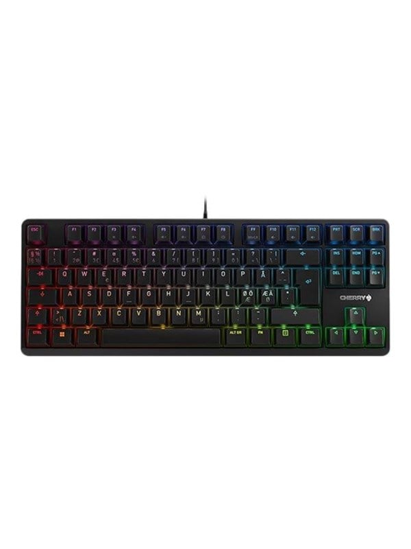 Cherry G80-3000N RGB TKL - Gaming Tastatur - Uden Numpad - Nordisk - Sort