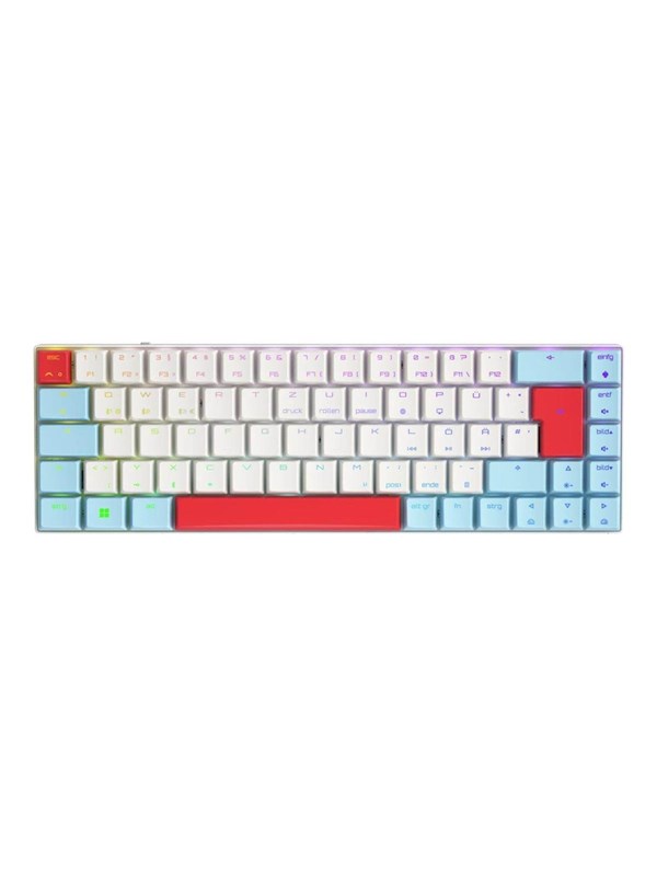 Cherry MX LP 2.1 Compact Wireless - Gaming Tastatur - Uden Numpad - Nordisk - Hvid