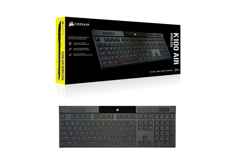 Corsair Gaming K100 AIR - tastatur - nordisk