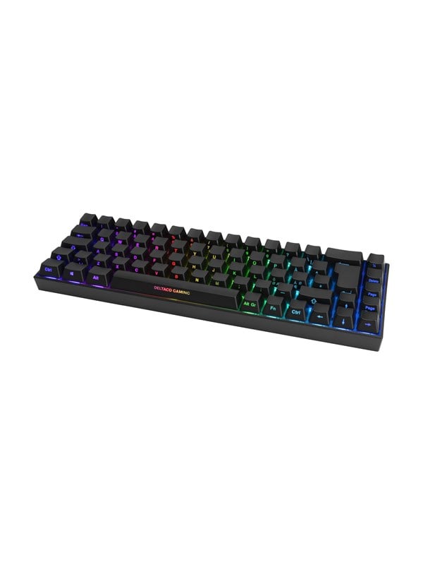 Deltaco GAMING DK440B - Gaming Tastatur - Nordisk - Sort